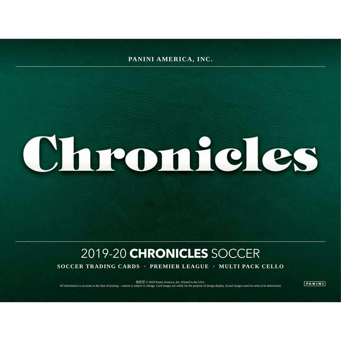 2019/20 Panini Chronicles Soccer Multi Cello 12-Pack Box