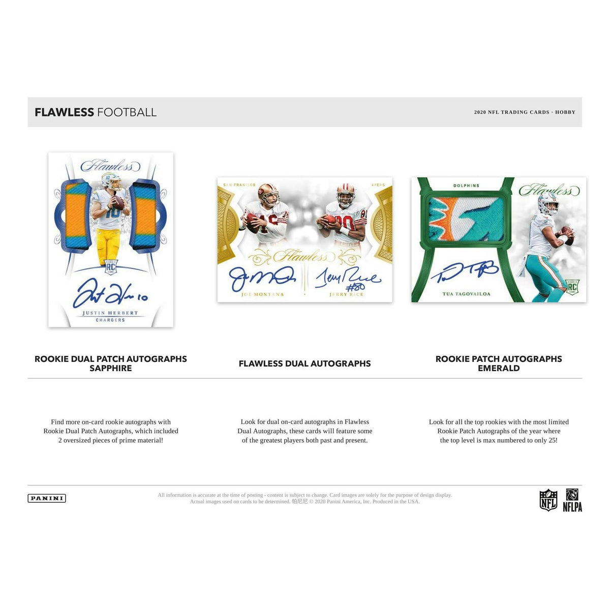 2020 Panini Flawless Football Hobby Box