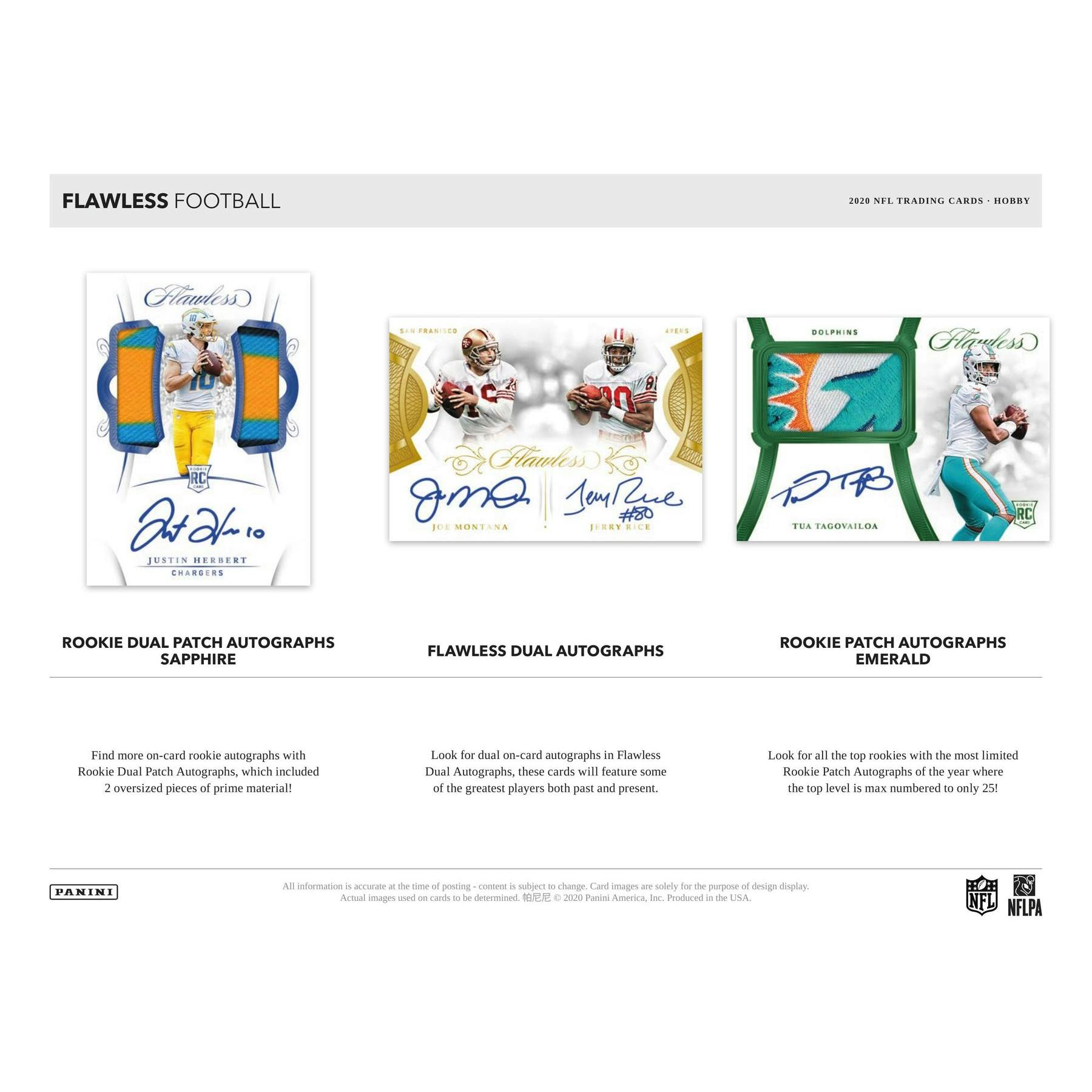 2020 Panini Flawless Football Hobby Box