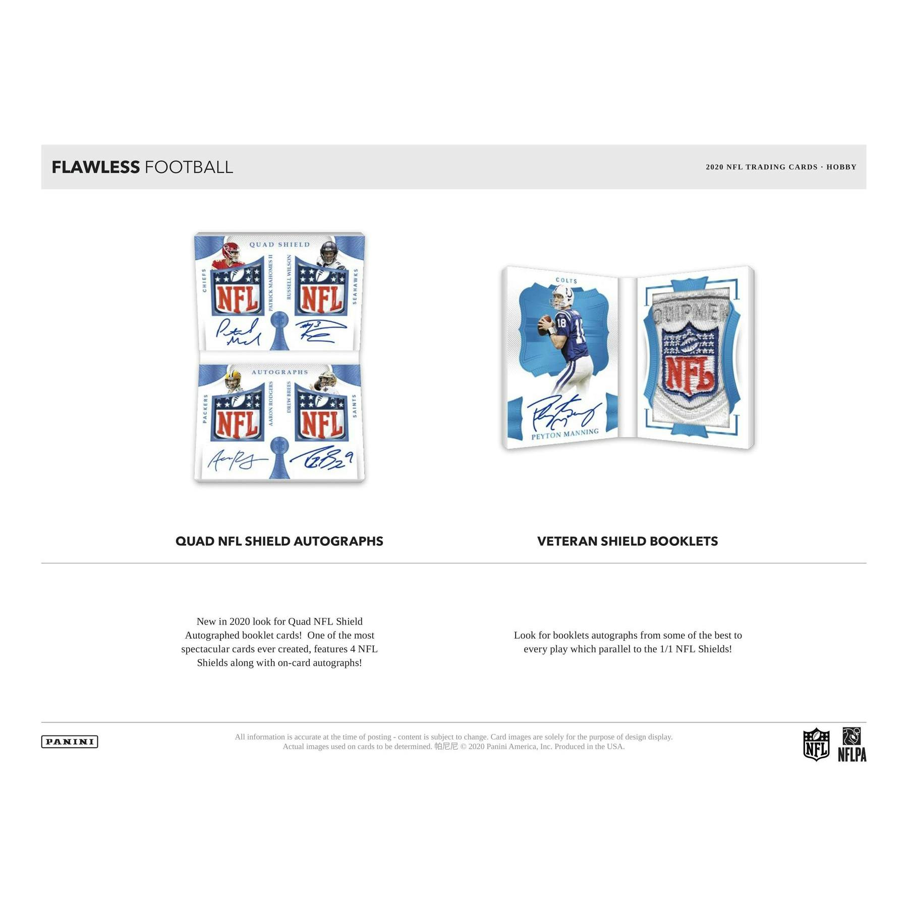 2020 Panini Flawless Football Hobby Box