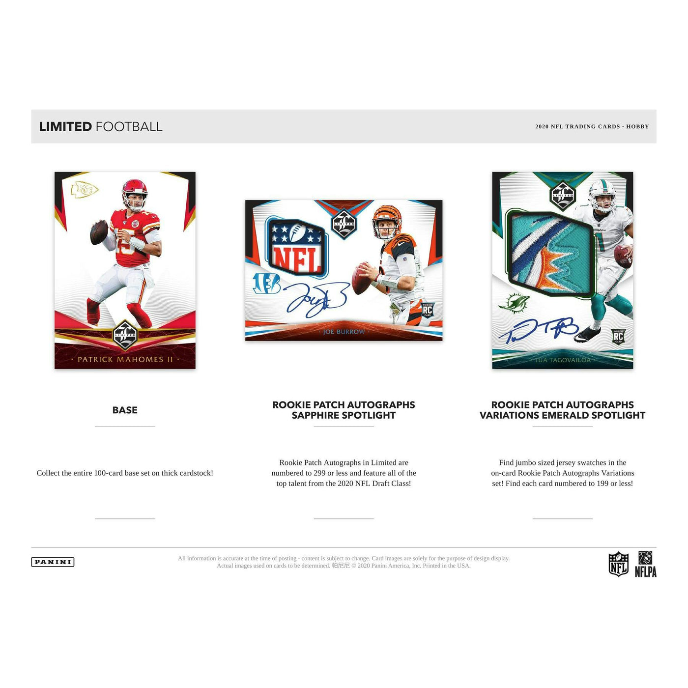 2020 Panini Limited Football Hobby 14-Box Case