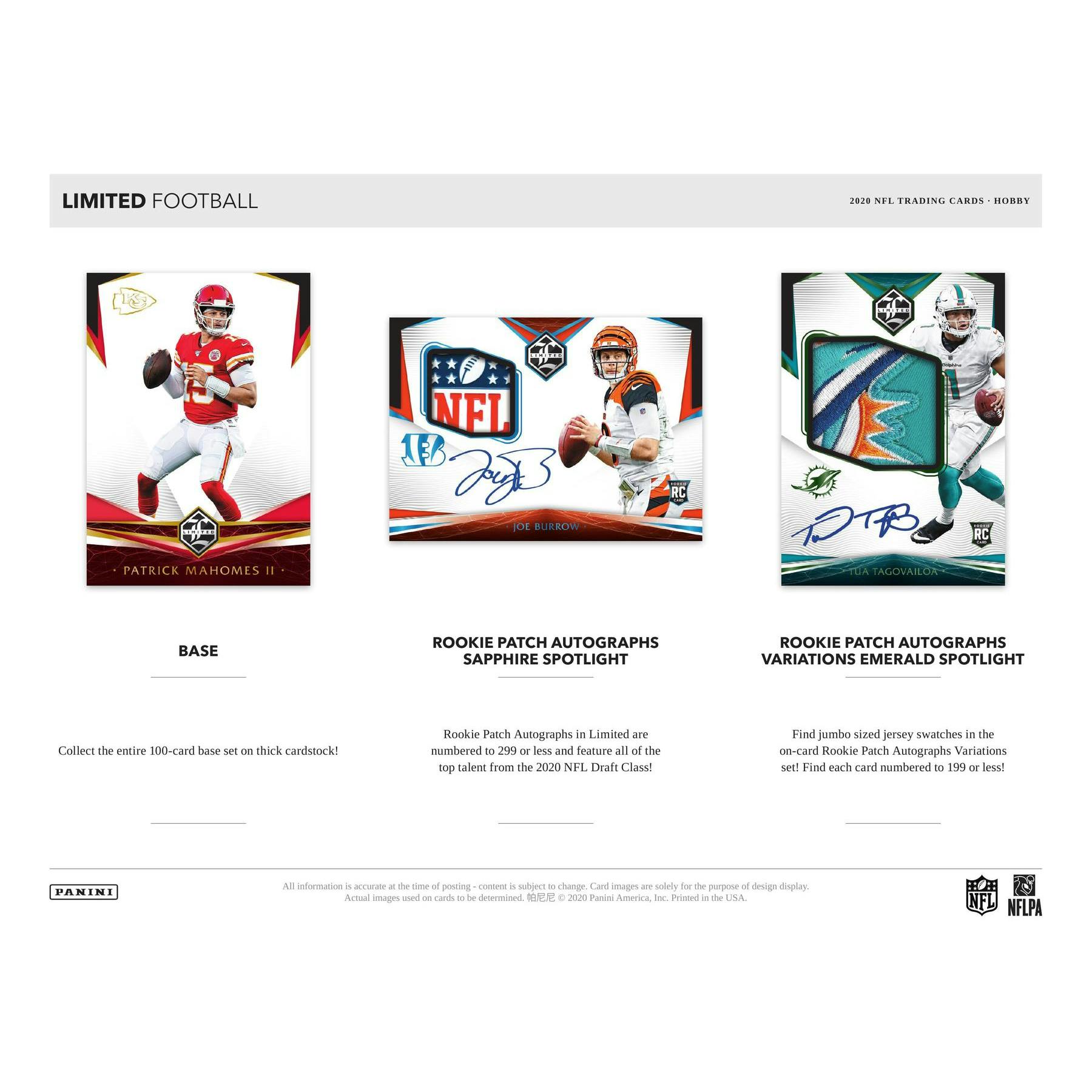 2020 Panini Limited Football Hobby 14-Box Case