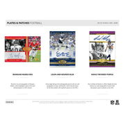 2020 Panini Plates and Patches Football Hobby 12-Box Case