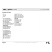 2020 Panini Plates and Patches Football Hobby 12-Box Case