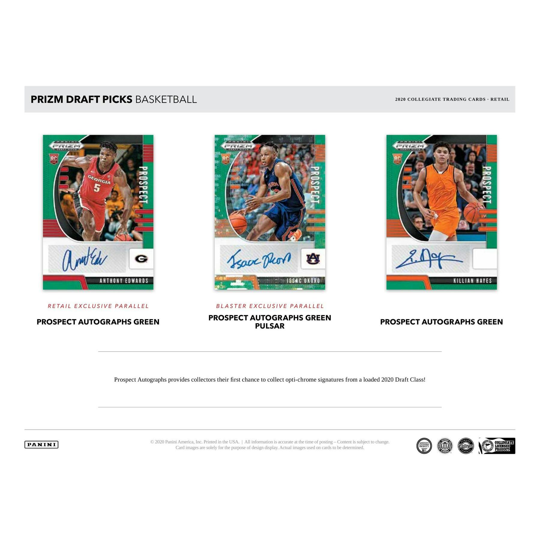 2020/21 Panini Prizm Draft Picks Basketball Cello Multi 15-Card Pack (Lot of 12) (Reed Buy)