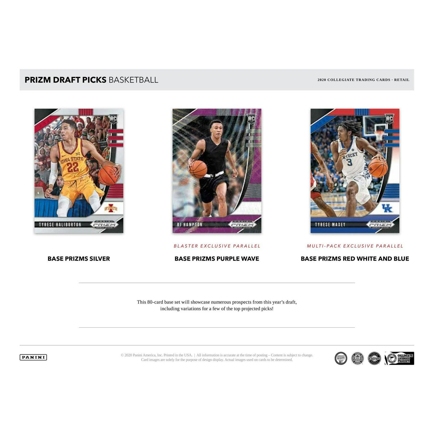 2020/21 Panini Prizm Draft Picks Basketball Cello Multi 15-Card Pack (Lot of 12) (Reed Buy)