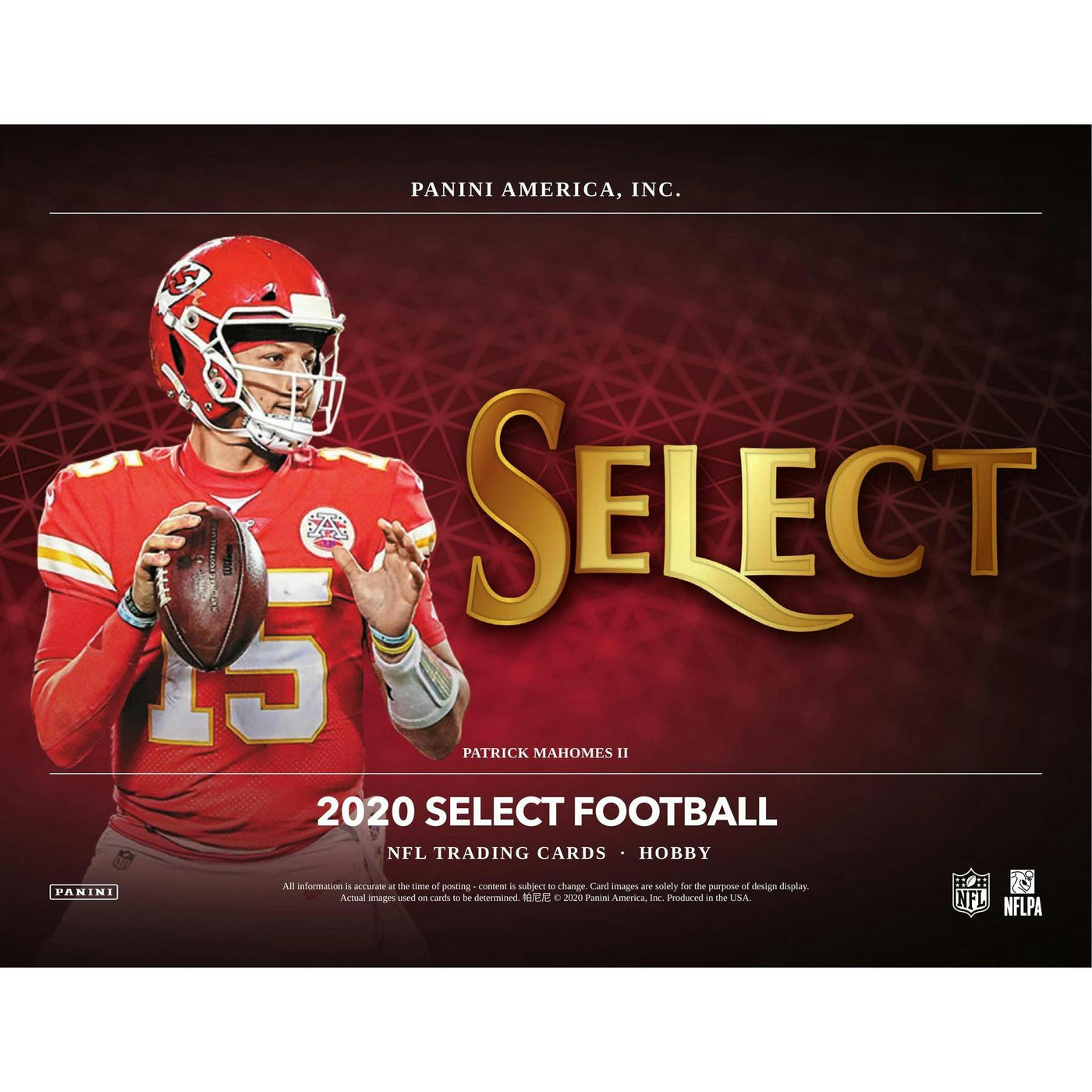 2020 Panini Select Football Hobby Box