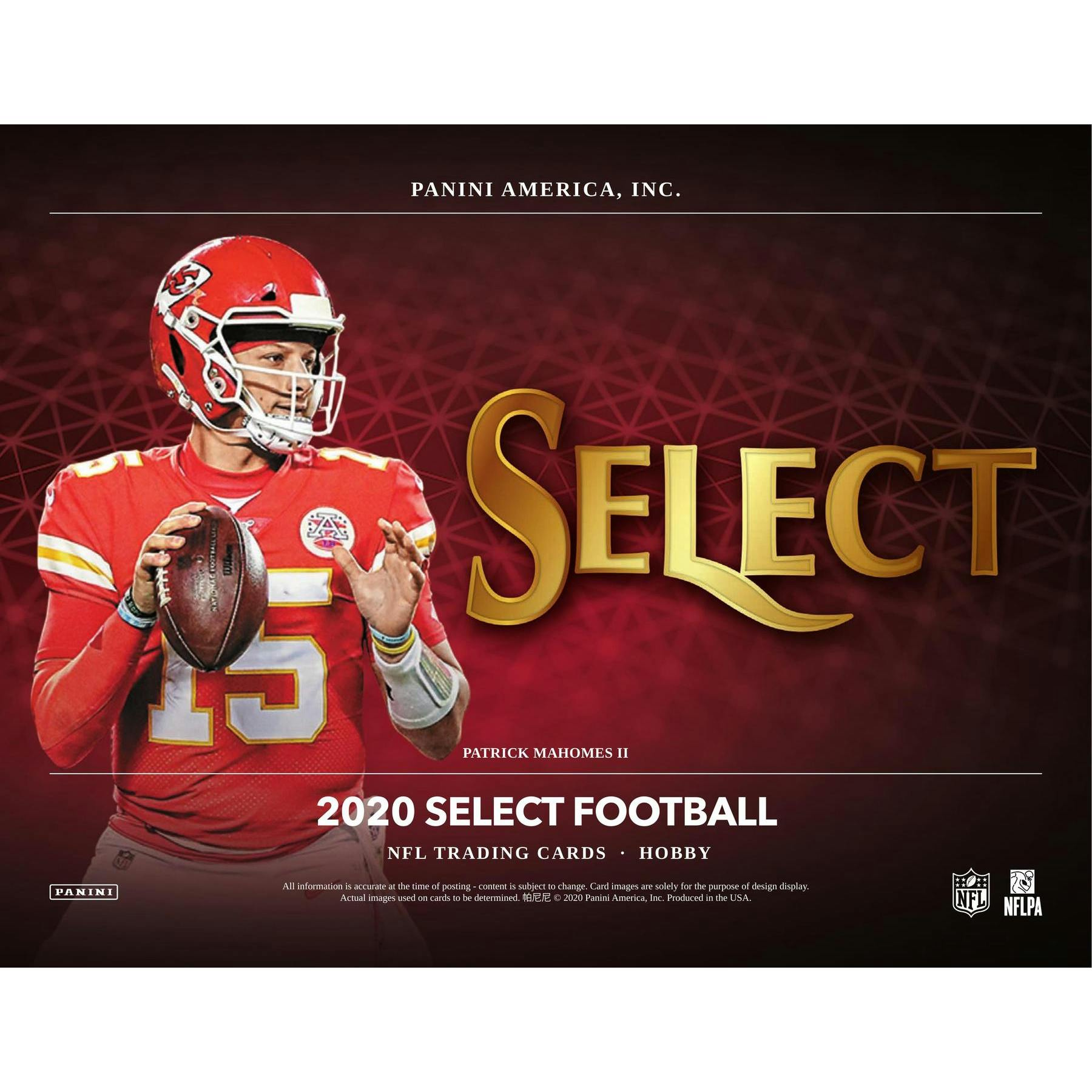 2020 Panini Select Football Hobby Box