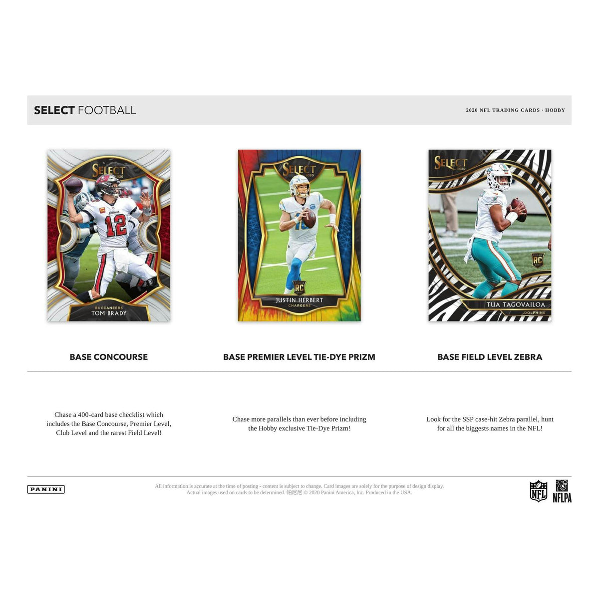 2020 Panini Select Football Hobby Box