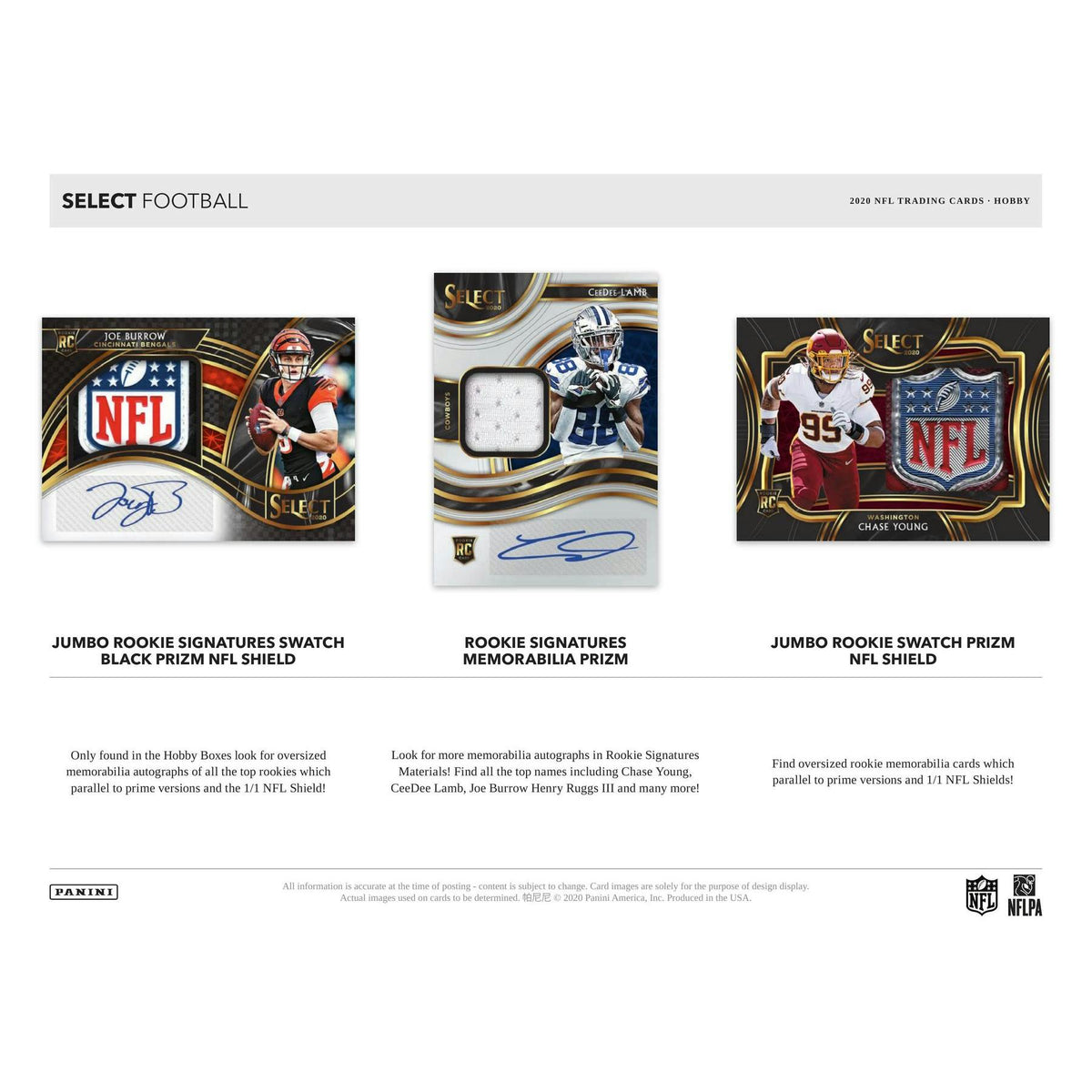 2020 Panini Select Football Hobby Box