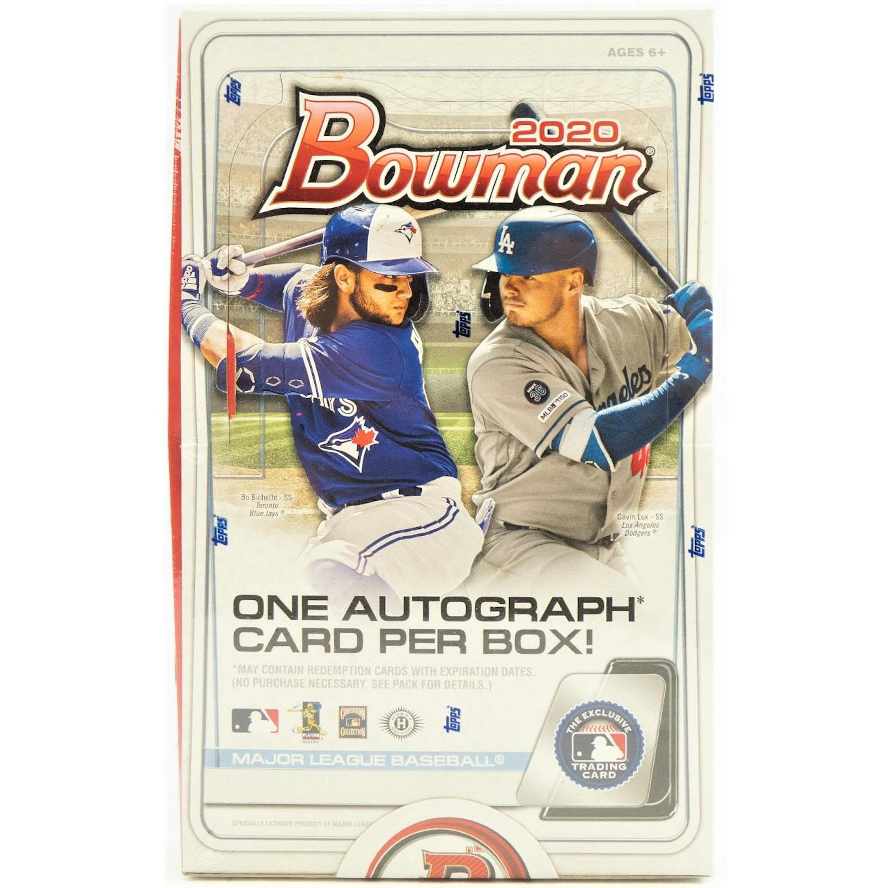2020 Bowman Baseball Hobby Box (Reed Buy)