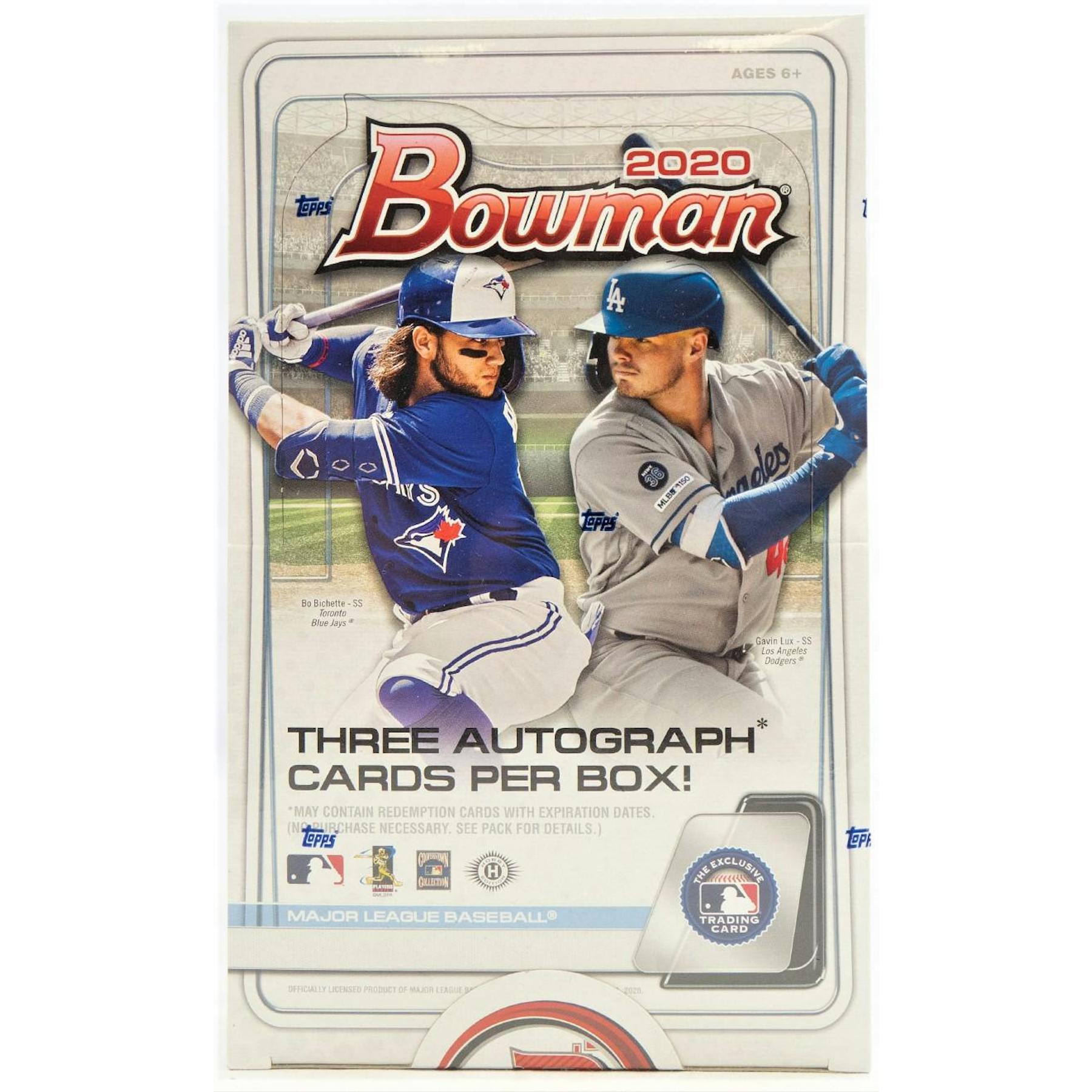 2020 Bowman Baseball Hobby Jumbo 8-Box Case