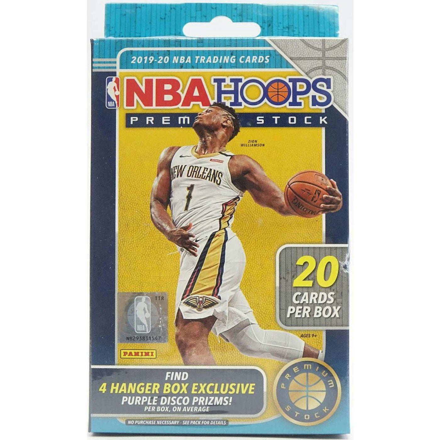 2019/20 Panini Hoops Premium Stock Basketball Hanger Box (Reed Buy)