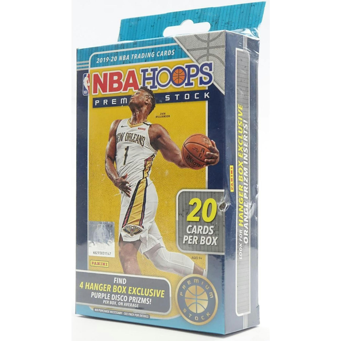 2019/20 Panini Hoops Premium Stock Basketball Hanger Box (Reed Buy)