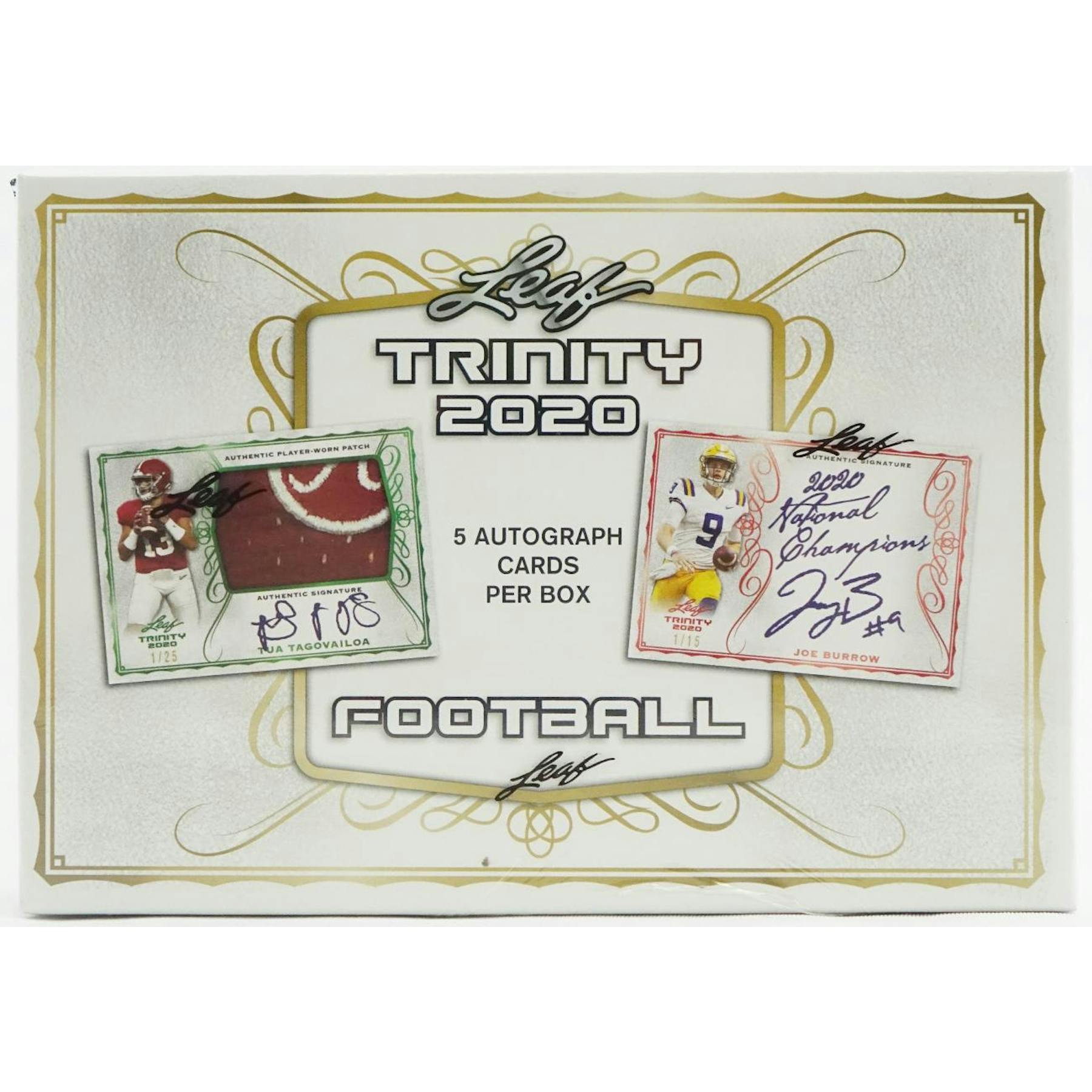 2020 Leaf Trinity Football Hobby Box