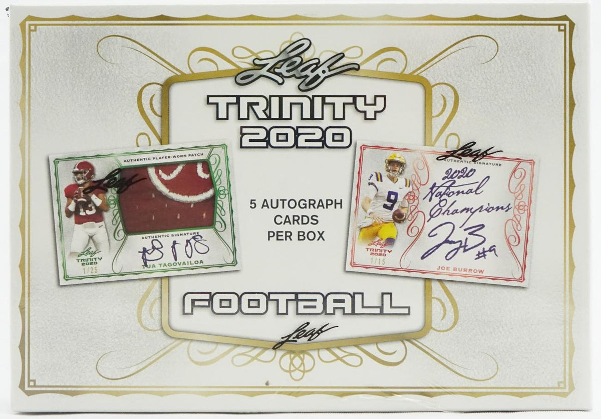 2020 Leaf Trinity Football Hobby Box