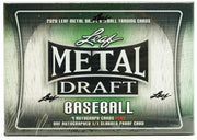2020 Leaf Metal Draft Baseball Hobby Jumbo Box (Reed Buy)