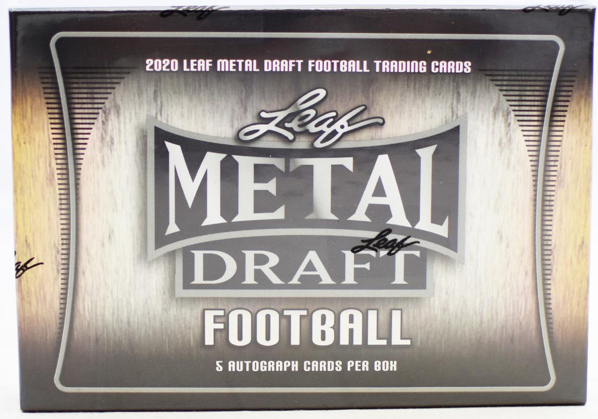 2020 Leaf Metal Draft Football Hobby Box