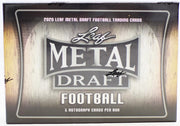 2020 Leaf Metal Draft Football Hobby Box