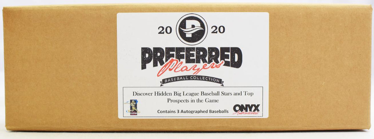 2020 Onyx Preferred Players Collection Baseball Hobby 3-Box Case (Reed Buy)