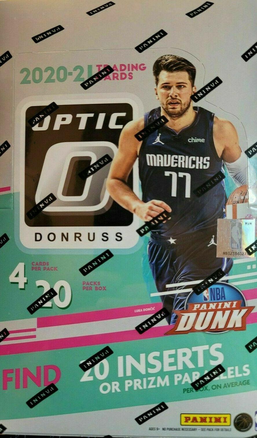 2020/21 Panini Donruss Optic Basketball 20-Pack Retail Box (Checkerboard Prizms!)