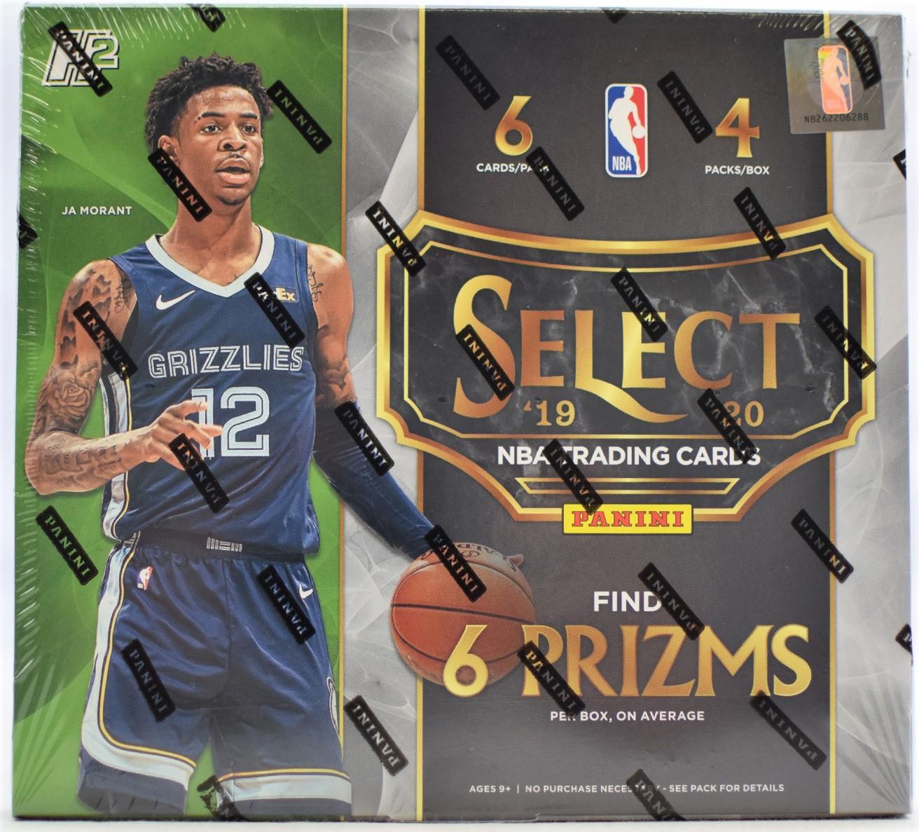 2019/20 Panini Select Basketball H2 Hobby Hybrid Box (Reed Buy)