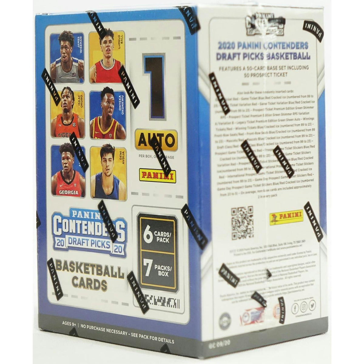2020/21 Panini Contenders Draft Basketball Blaster Box