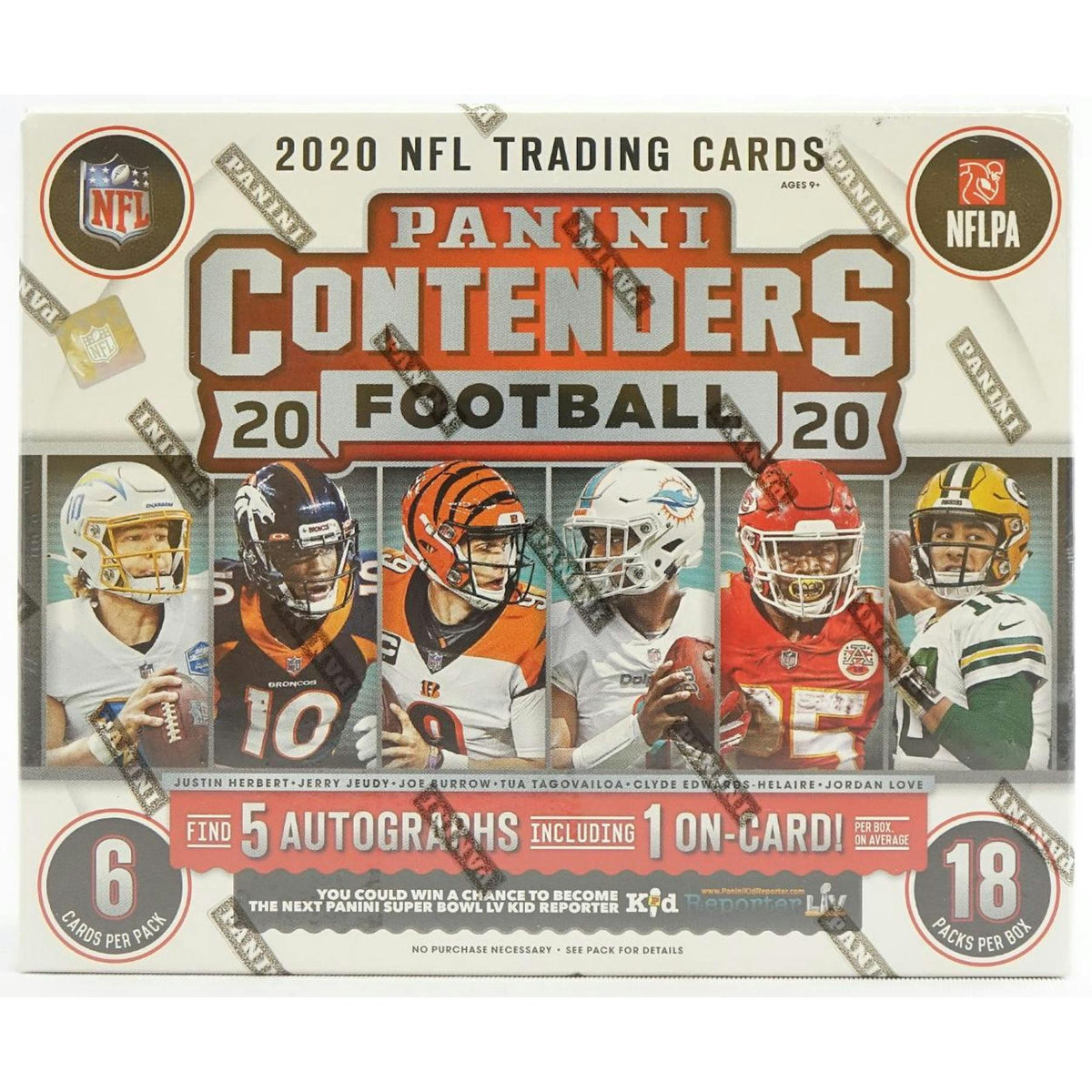 2020 Panini Contenders Football Hobby 12-Box Case