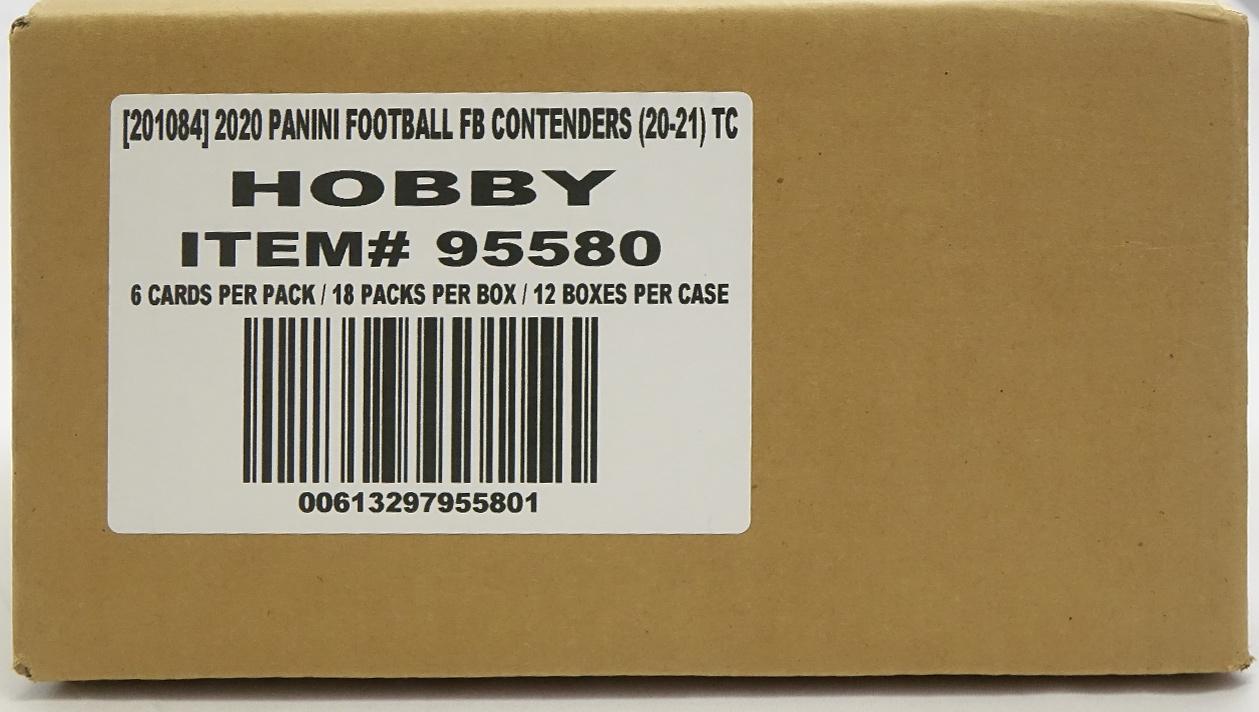 2020 Panini Contenders Football Hobby 12-Box Case