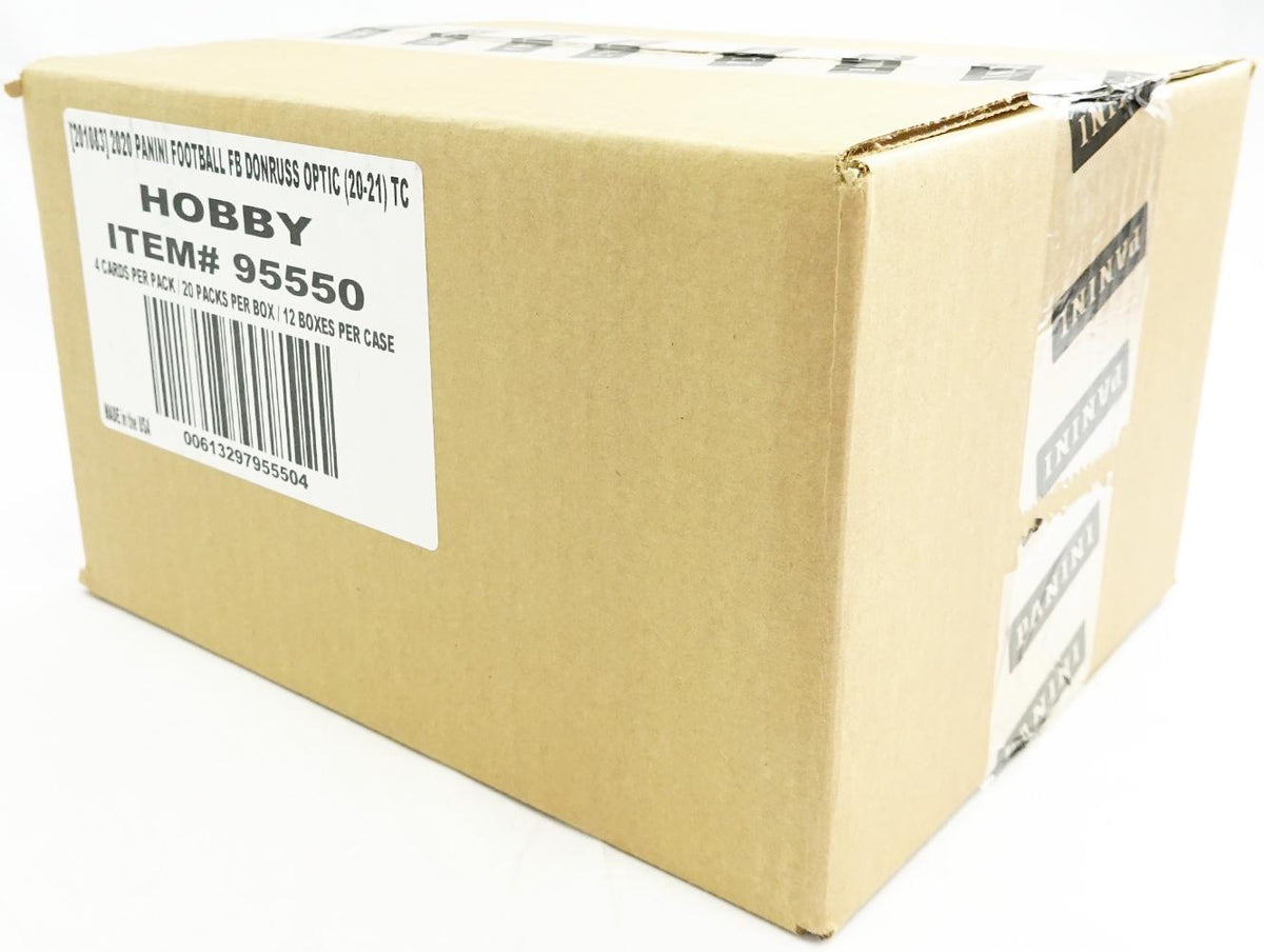 2020 Panini Donruss Optic Football Hobby 12-Box Case