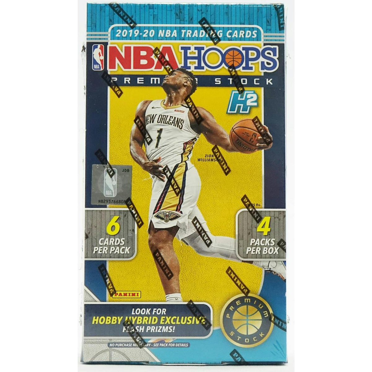 2019/20 Panini Hoops Premium Stock Basketball Hobby Hybrid Box (Reed Buy)