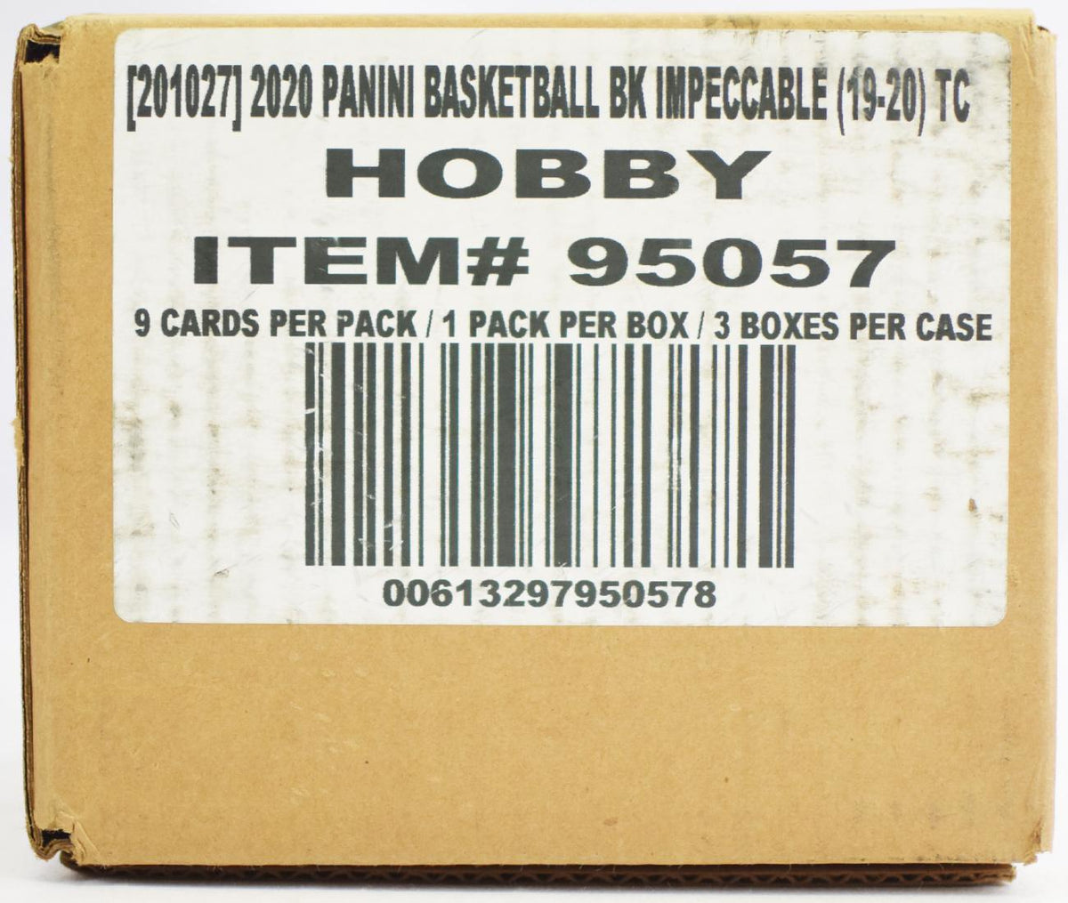 2019/20 Panini Impeccable Basketball Hobby 3-Box Case