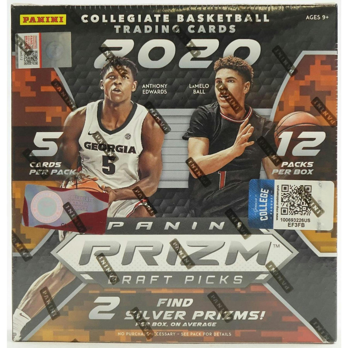 2020/21 Panini Prizm Draft Picks Basketball Mega Box (Pink Ice)