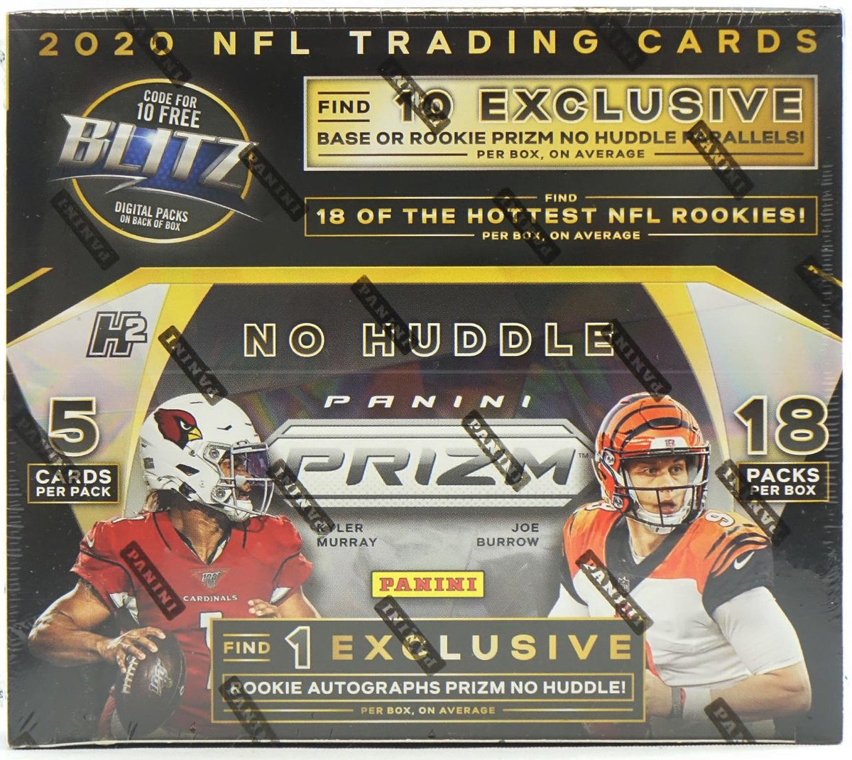 2020 Panini Prizm No Huddle Football Hobby Box