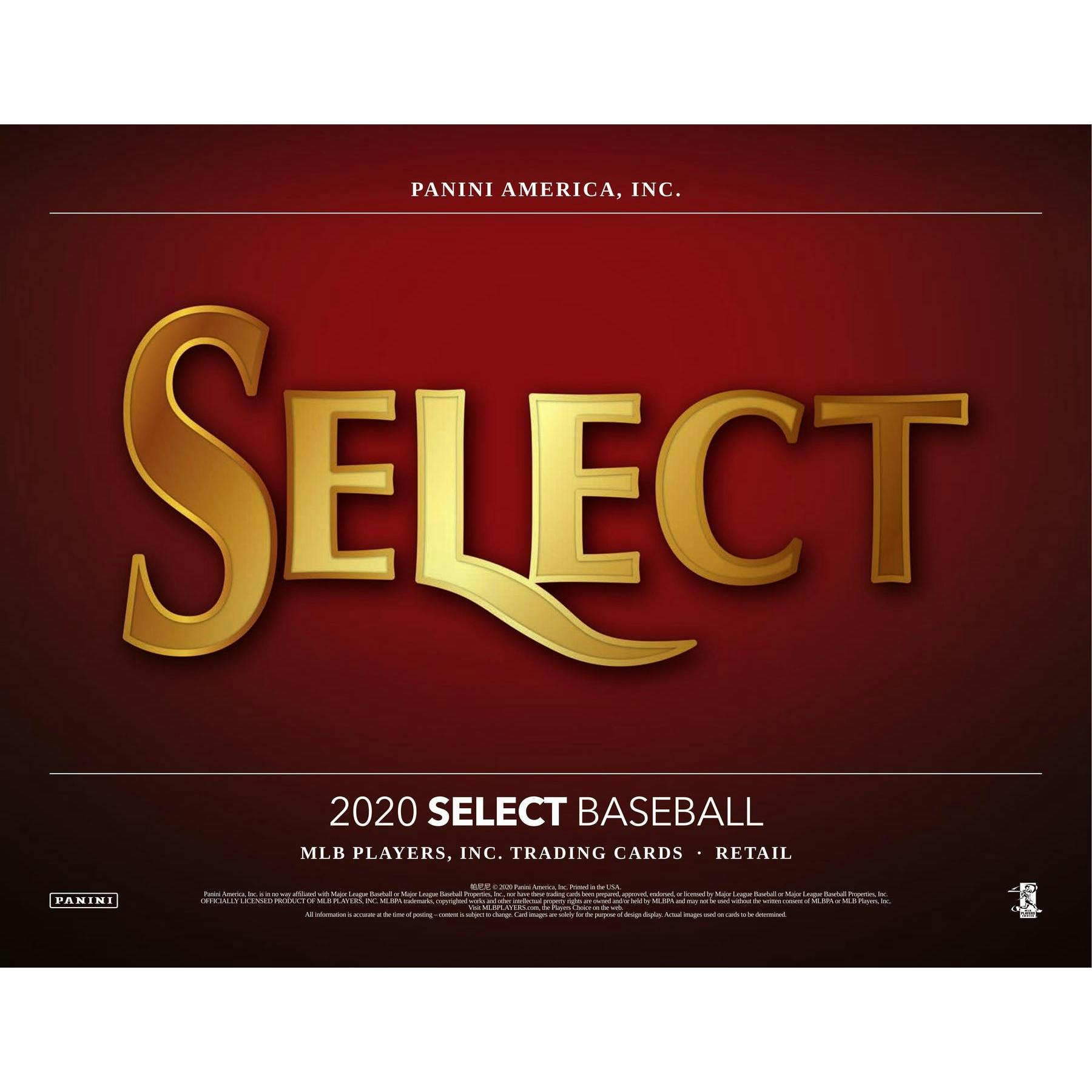 2020 Panini Select Baseball Blaster Box