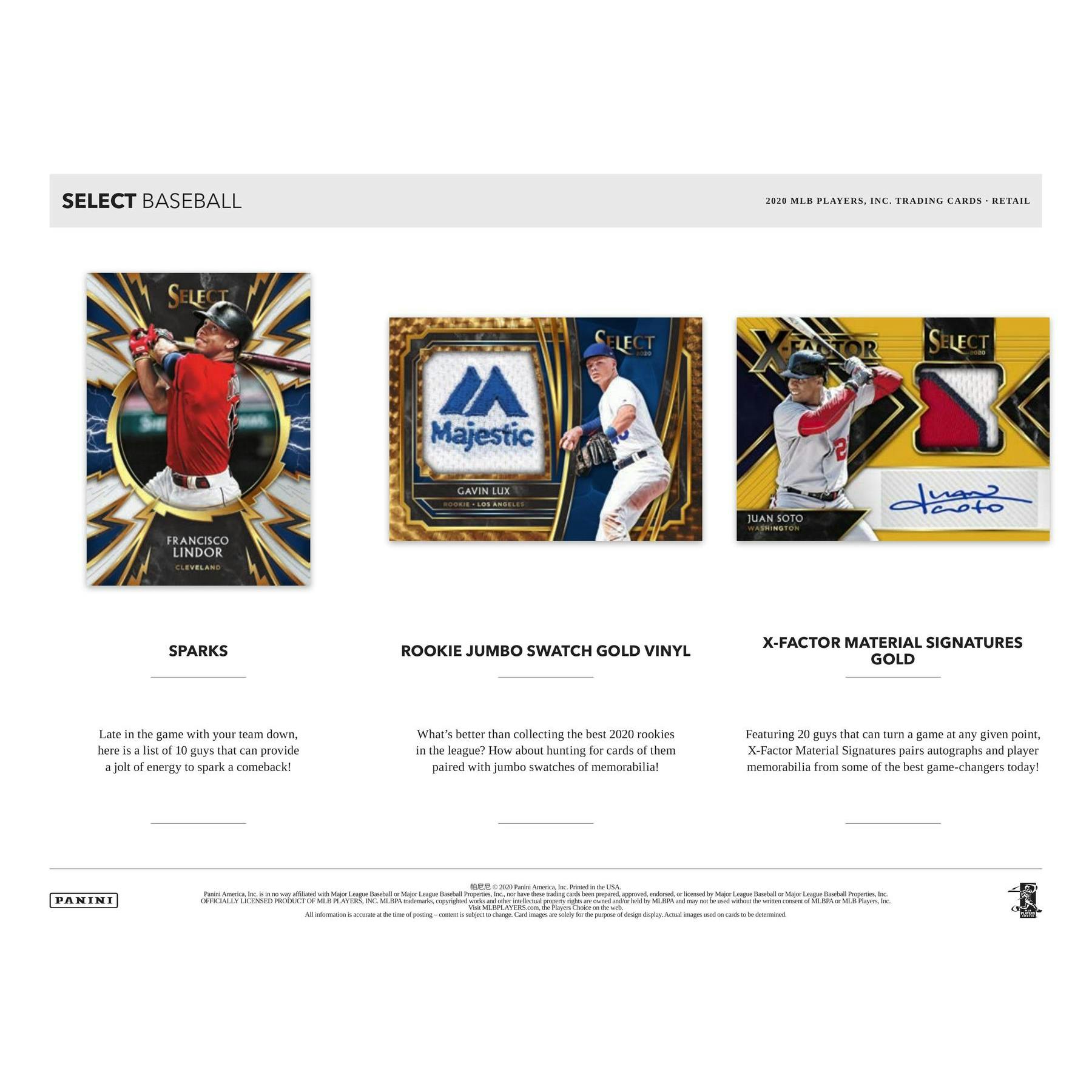 2020 Panini Select Baseball Blaster Box