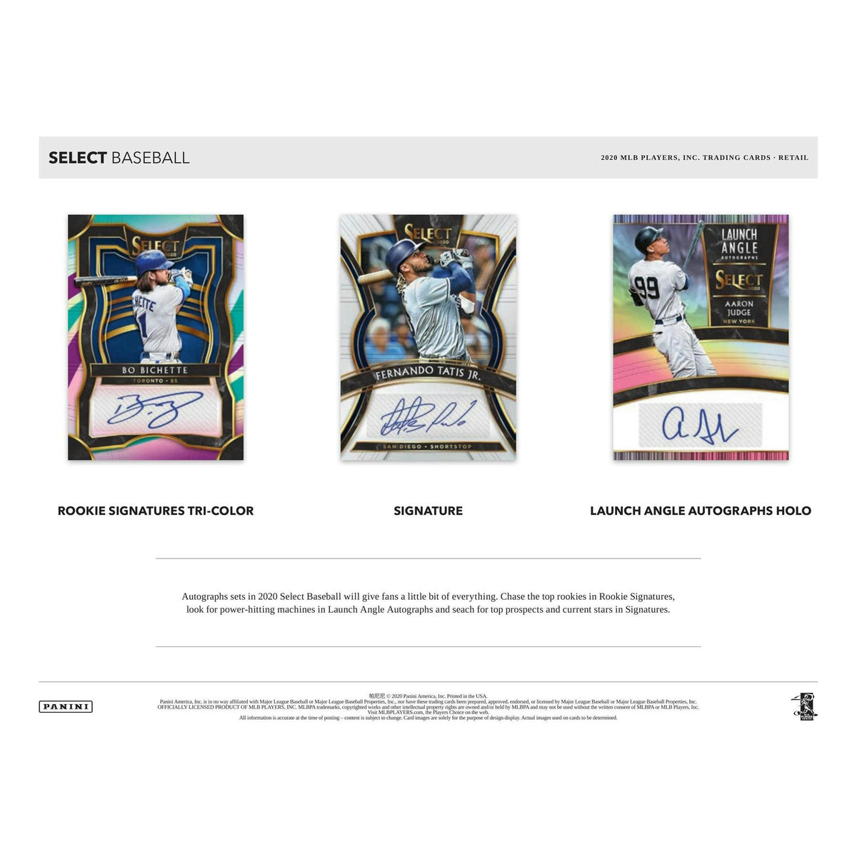 2020 Panini Select Baseball Blaster Box