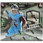 2020 Panini Spectra Football Hobby Box