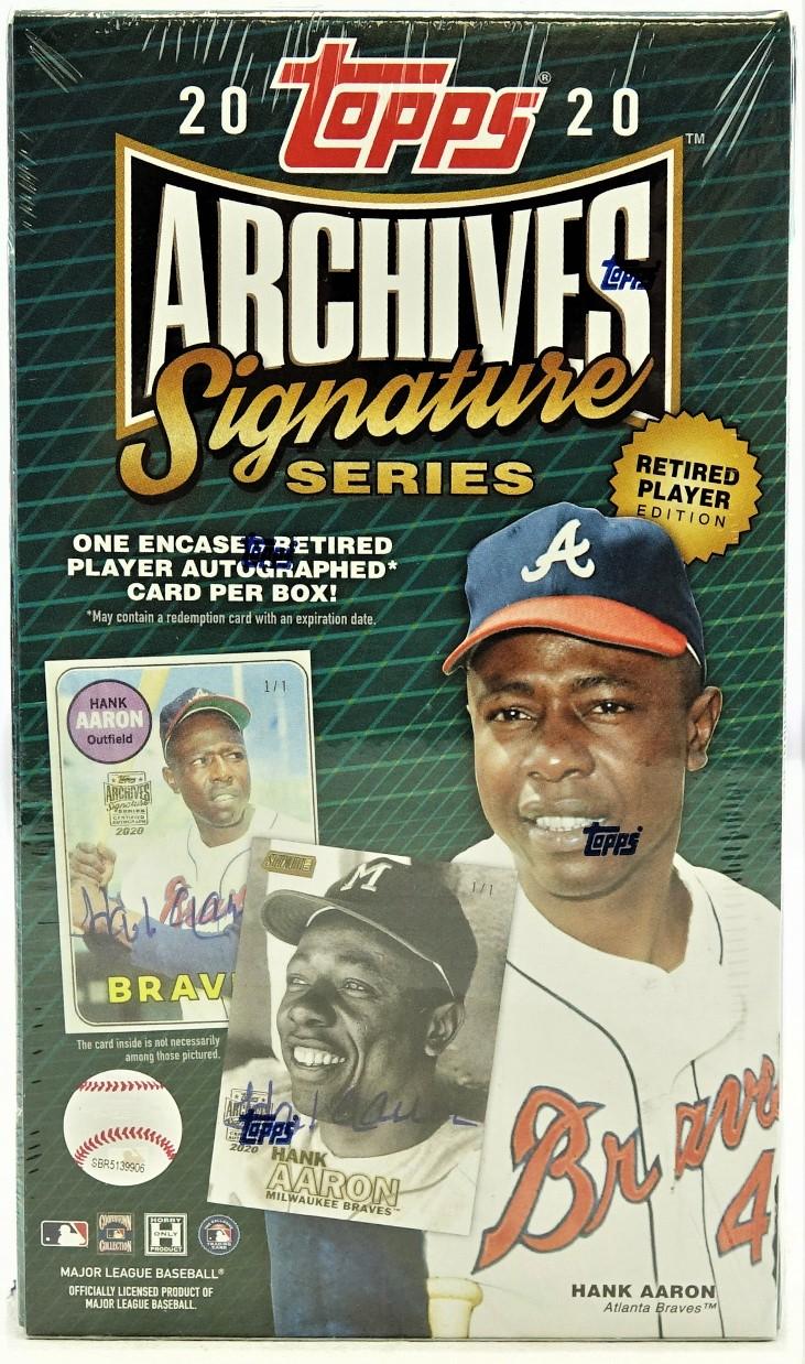 2020 Topps Archives Signature Series Retired Player Edition Baseball Hobby Box (Reed Buy)