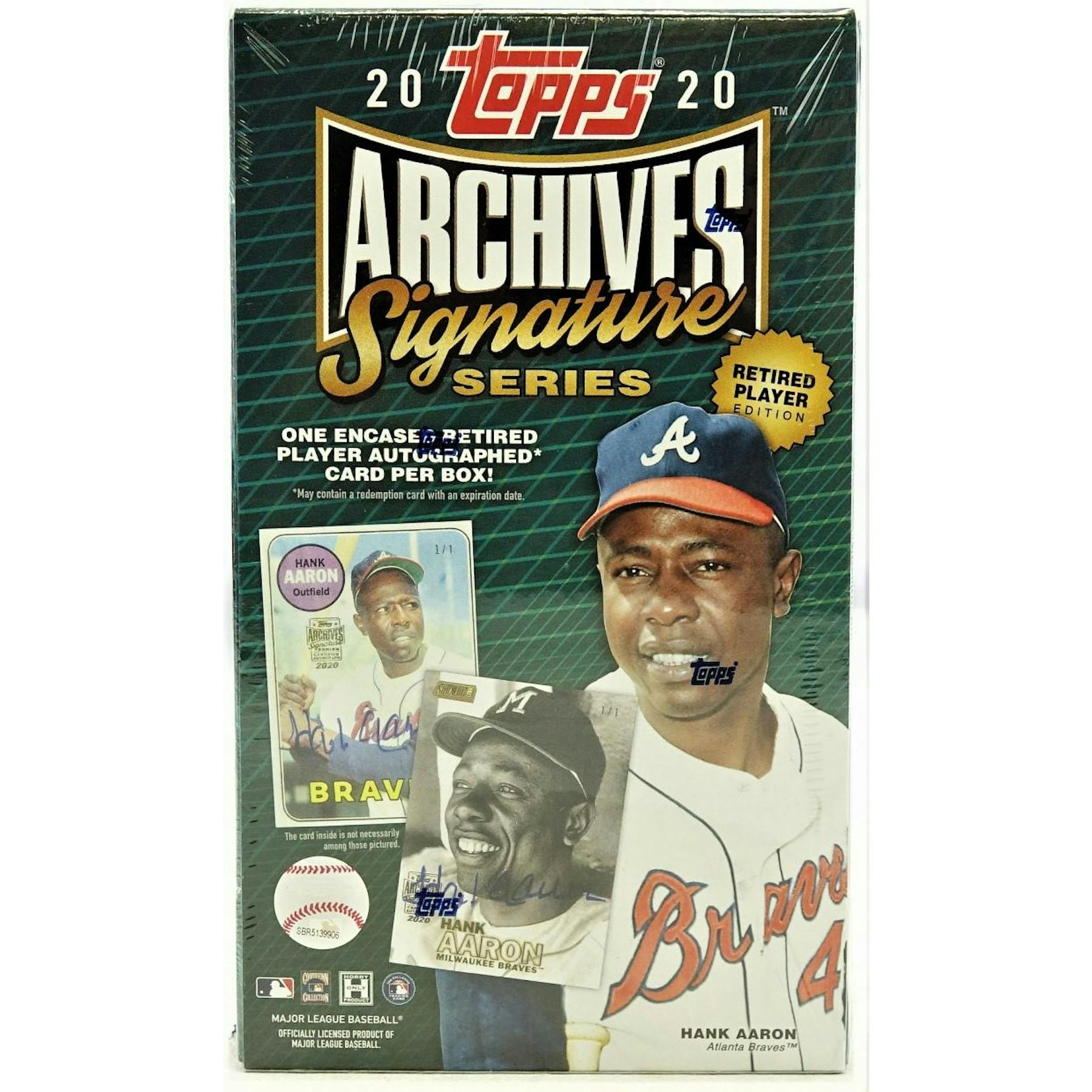 2020 Topps Archives Signature Series Retired Player Edition Baseball Hobby Box (Reed Buy)
