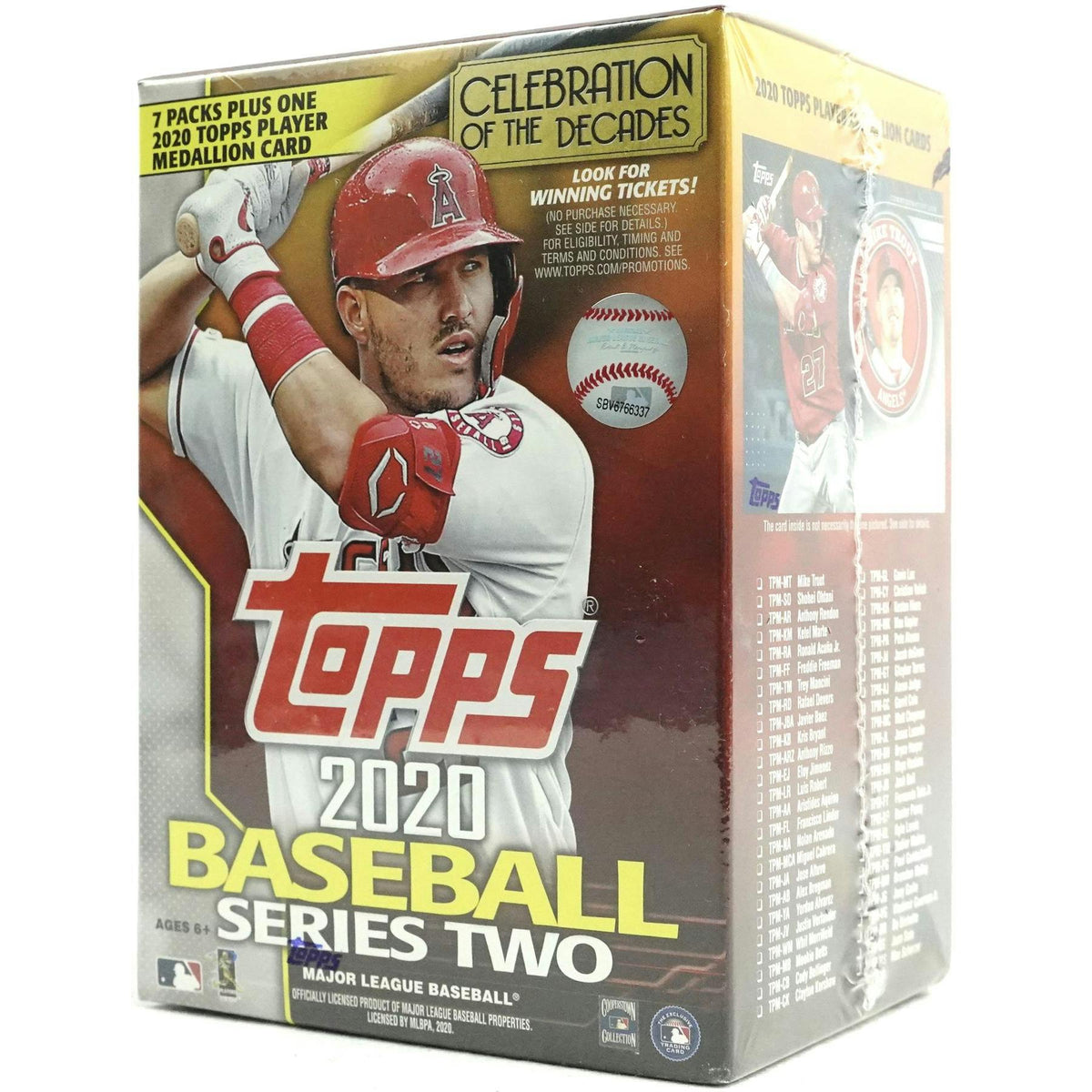 2020 Topps Series 2 Baseball Blaster Box (Player Medallion Card!)