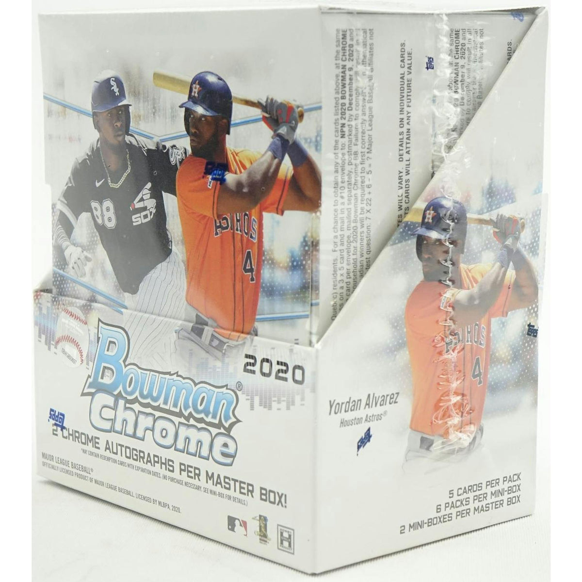 2020 Bowman Chrome Baseball Hobby 12-Box Case