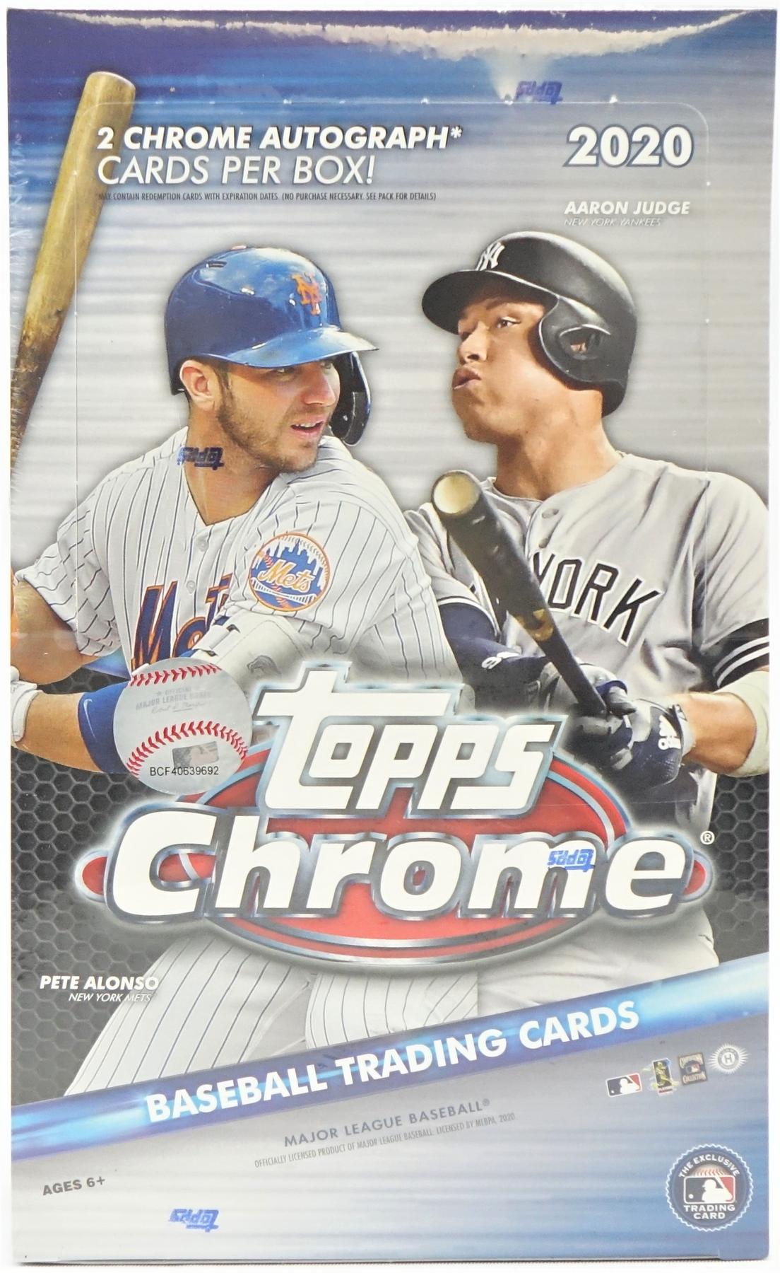 2020 Topps Chrome Baseball Hobby Box (Reed Buy)