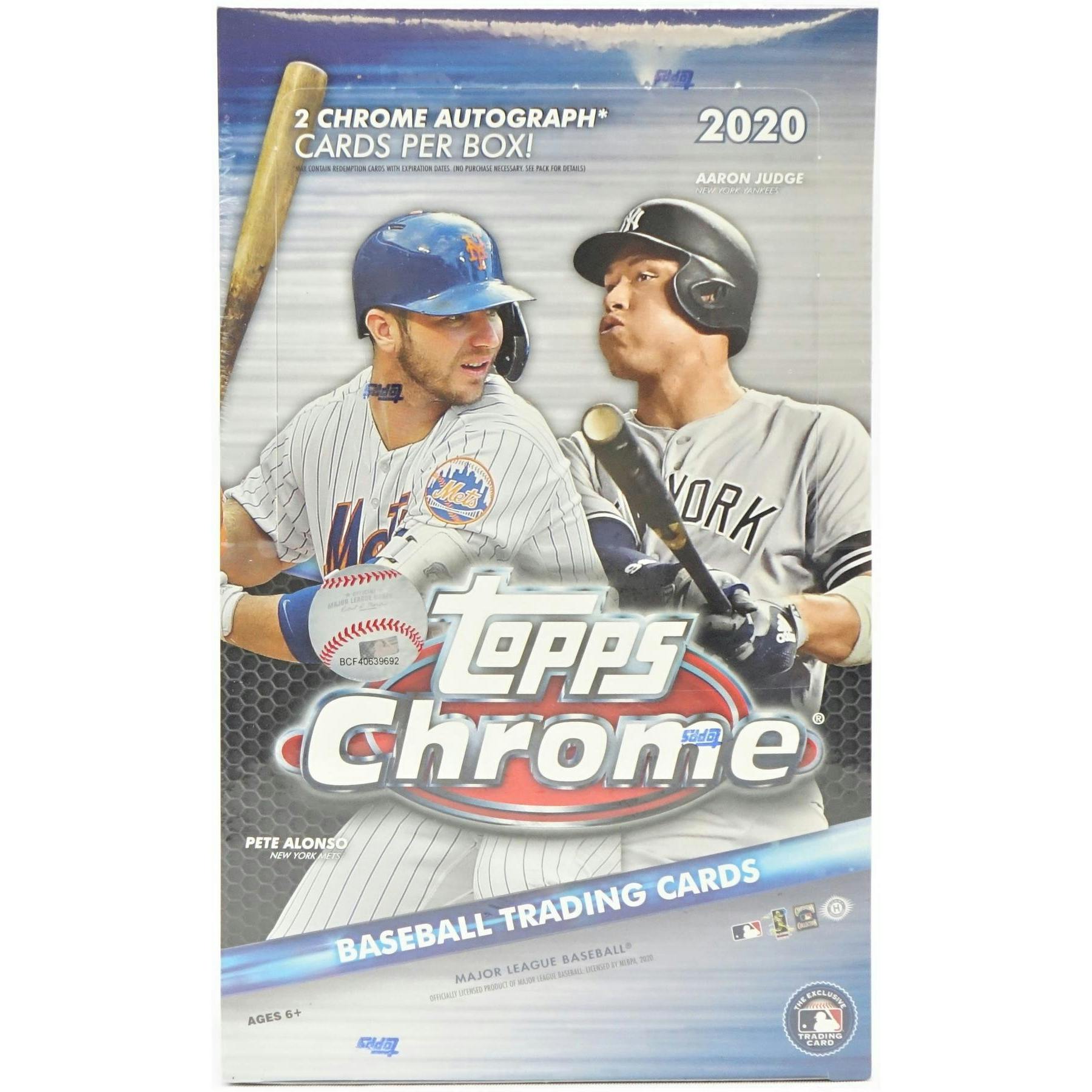 2020 Topps Chrome Baseball Hobby Box (Reed Buy)