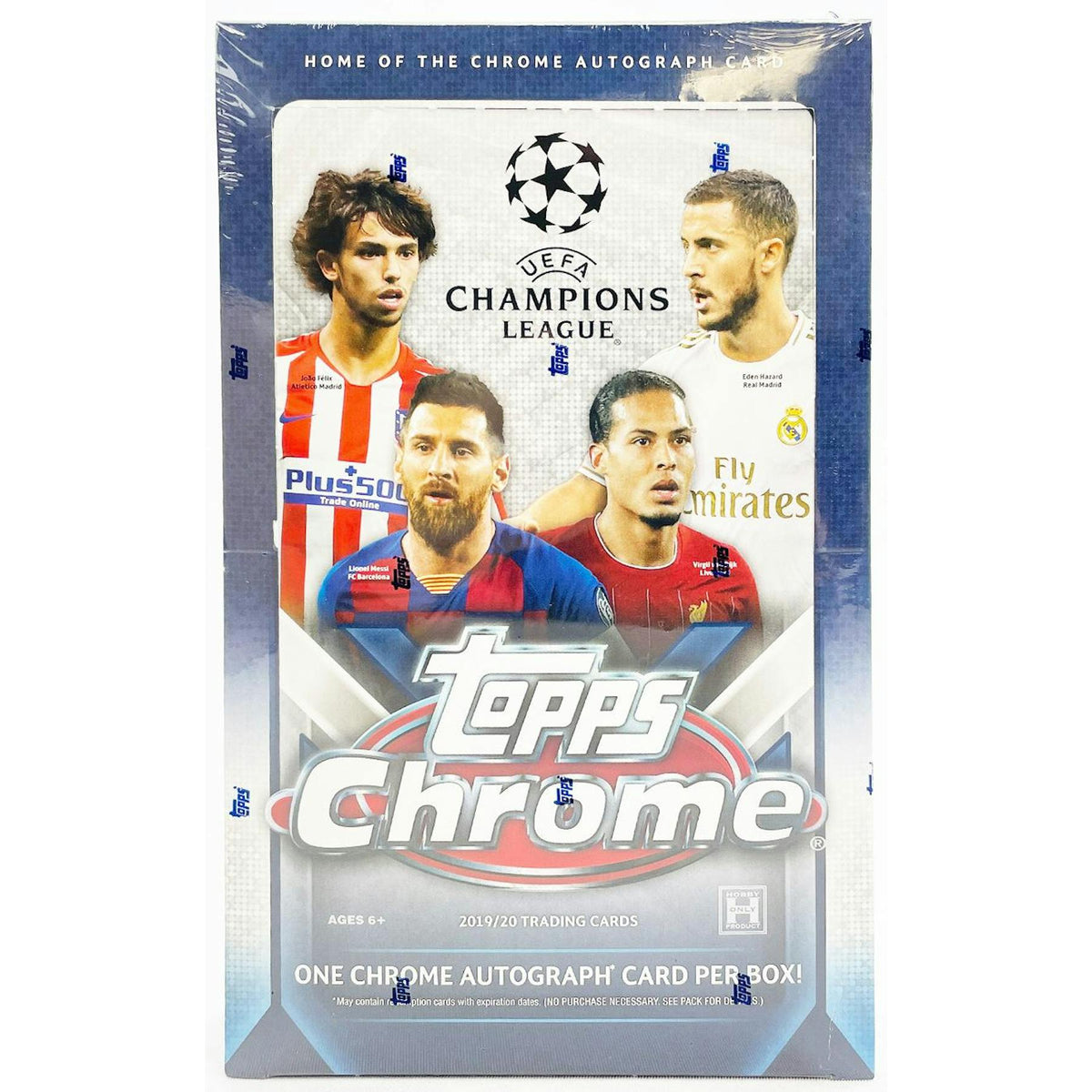 2019/20 Topps Chrome UEFA Champions League Soccer Hobby Box