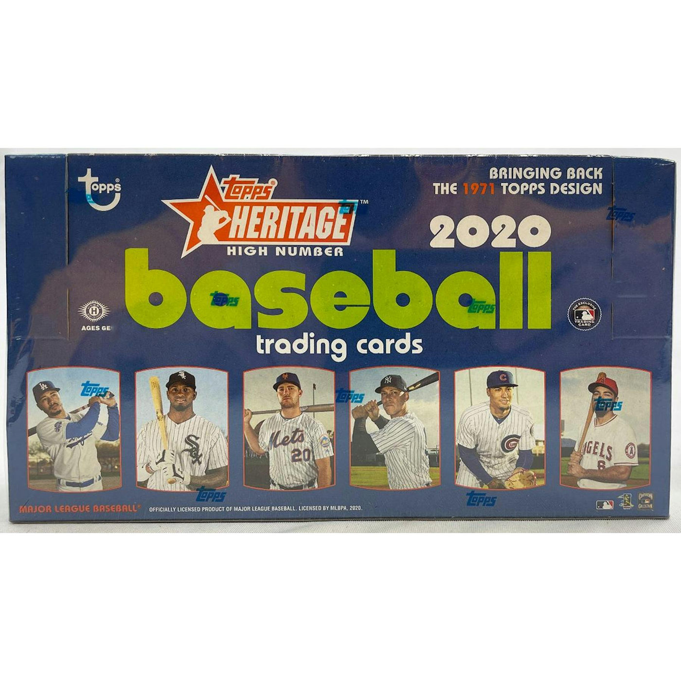 2020 Topps Heritage High Number Baseball Hobby 12-Box Case