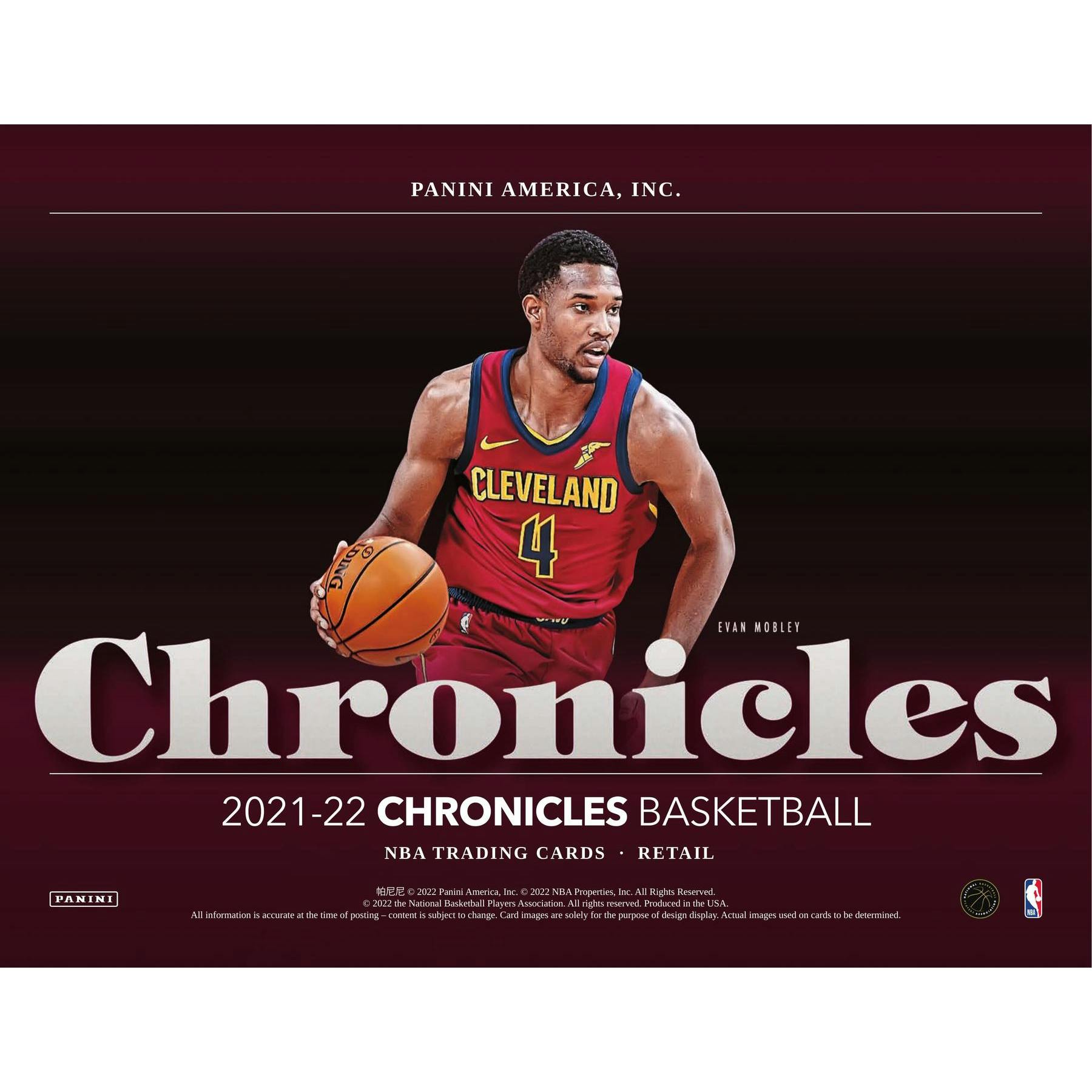 2021/22 Panini Chronicles Basketball Blaster Box (Pink Parallels!)