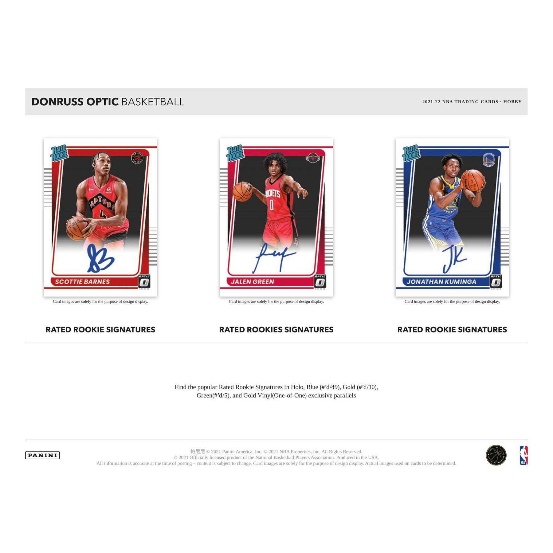 2021/22 Panini Donruss Optic Basketball Hobby Box (Reed Buy)