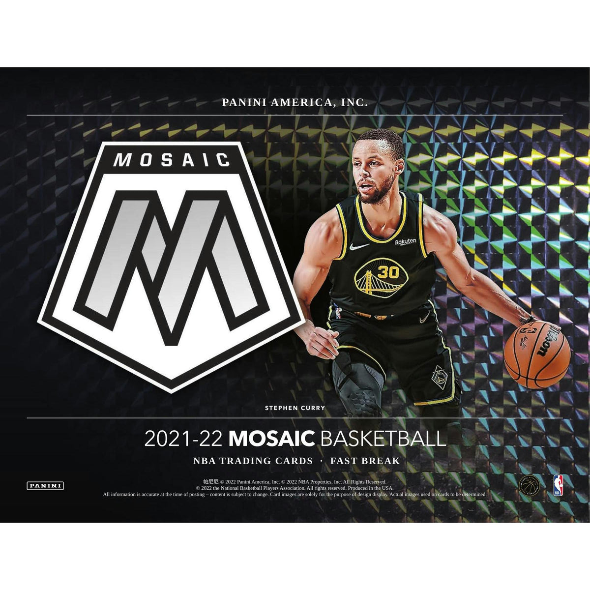 2021/22 Panini Mosaic Basketball Fast Break Box