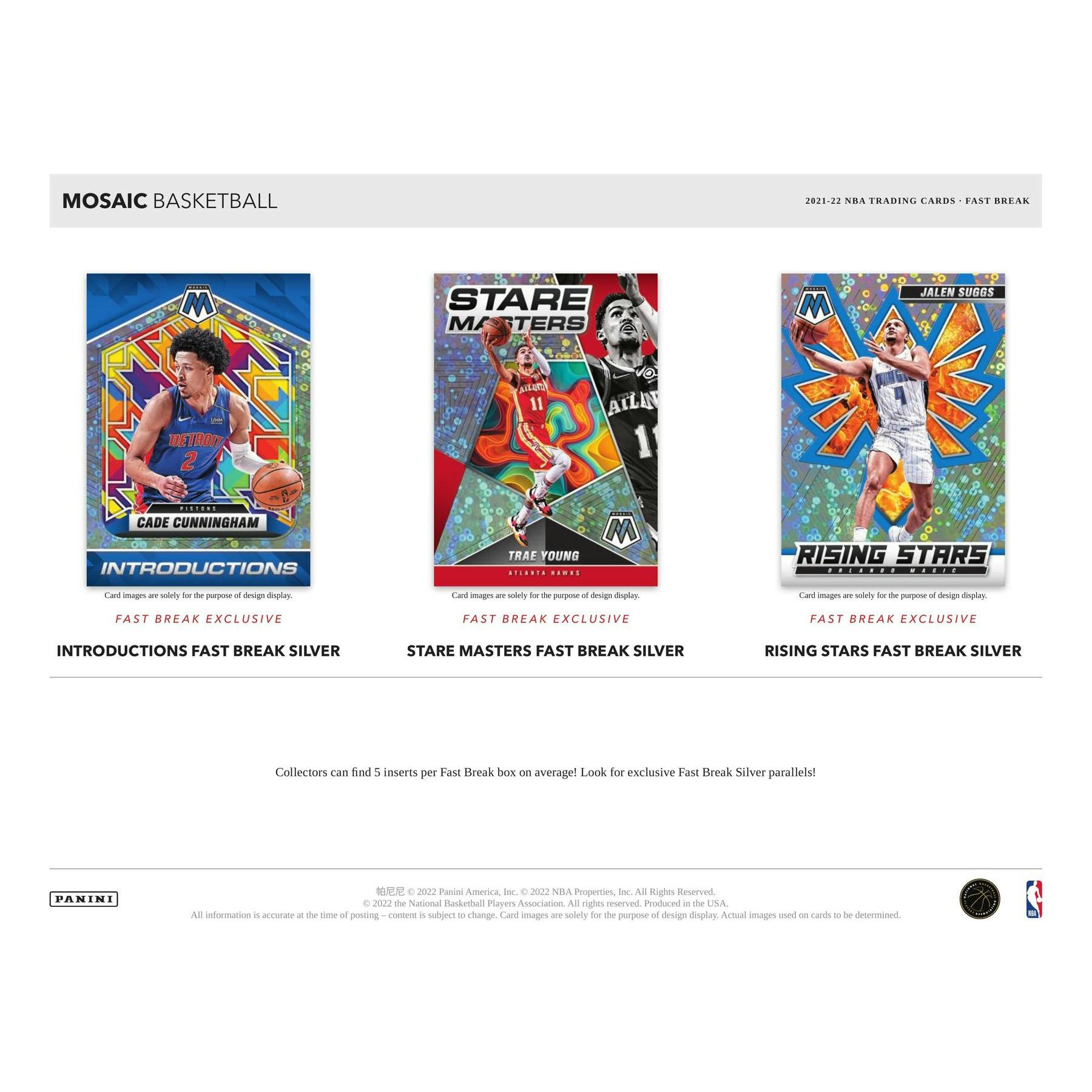 2021/22 Panini Mosaic Basketball Fast Break Box